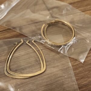 Elegant Gold Hoop Earrings
